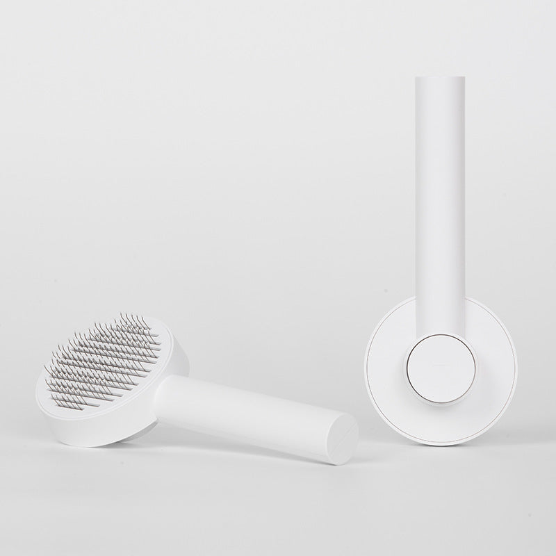 Premium Pet Grooming & Massage Brush - Self Cleaning