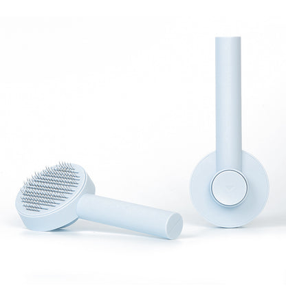 Premium Pet Grooming & Massage Brush - Self Cleaning